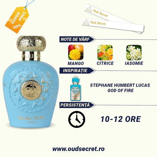 Lattafa Opulent Dubai Eau de Parfum, Unisex, 100 ml