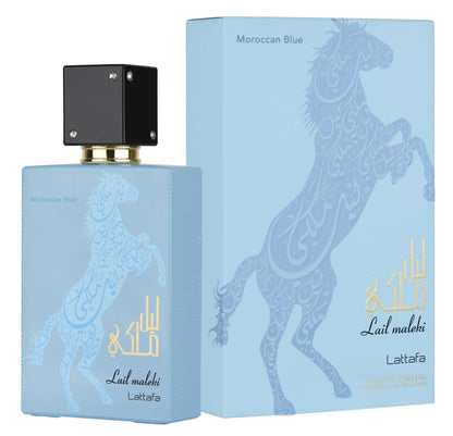 Lattafa Lail Maleki Moroccan Blue Eau de Parfum, Dama, 100ml