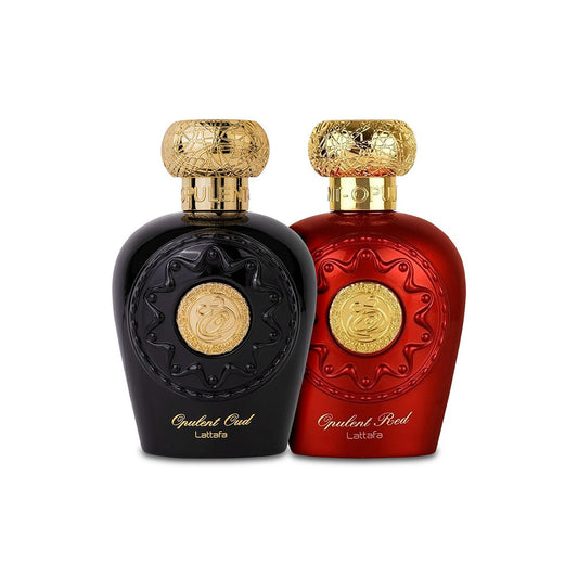 Pachet Opulent Oud + Opulent Red, Eau de Parfum Barbati + Femei, 100 ml